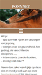Mobile Screenshot of ponynet.nl